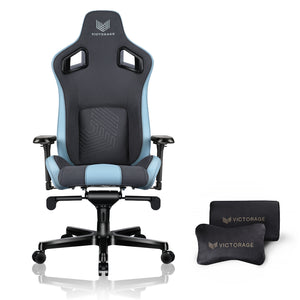 VICTORAGE Delta Series Microfiber Fabric Softer Office Chair Home Seat(Blue)