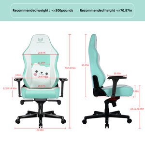 
            
                Load image into Gallery viewer, VICTORAGE Premium PU Leather Computer Gaming Chair Home Chair (kitty claws)
            
        